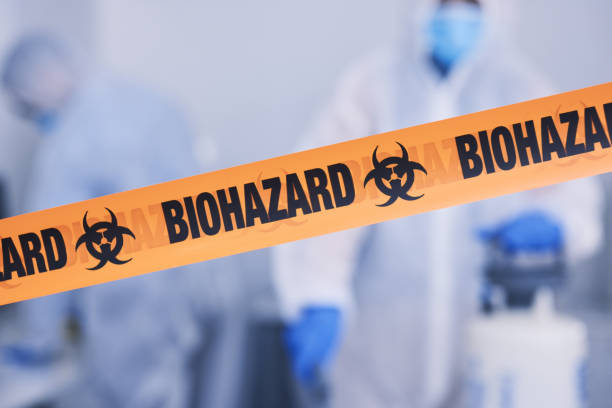 Professional Biohazard Cleanup technician working in Kitty Hawk, NC